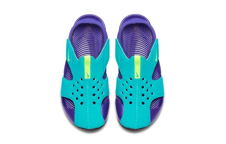 Nike Сандалии для детей Sunray Protect 2 Сине-фиолетовые Дети в возрасте от 3 до 7 лет 943826-303