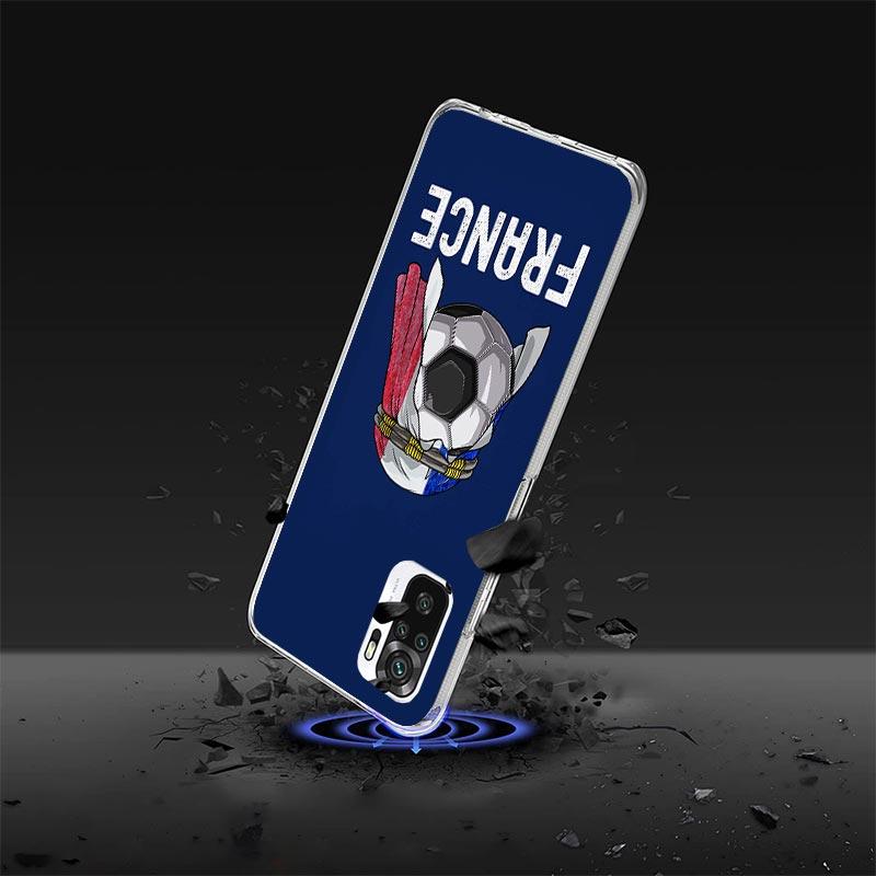 France Flag Phone Case For Xiaomi Redmi Note 10 11 12 13 14 15 Pro Plus 11S 12S 14S 11T 11E 10S Soft TPU Back Cover Redmi Note 1