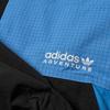 adidas Оригиналы FW22, сращенный дизайн, логотип бренда, ветровка с капюшоном на шнурке, мужская ветровка, синяя, черная, H09053