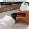Heart Rate Blood Pressure Blood Oxygen Monitor Body Temperature Ecg+ppg Smart Watch Men Women Health Monitoring Smartwatch