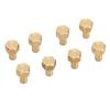 8Pcs 1/24 RC Hex Nut Brass Wear Resistant RC Wheel Lock Nut Replacement for Axial SCX24 8mm /