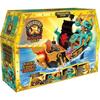 Jouet - WORLDS APART - Trésor X 41579 - Bateau Pirate avec figurines et trésors en or véritable