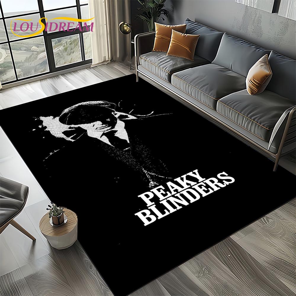 2025 Новый ковер Томми Шелби P-Peaky B-Blinders для спальни, гостиной, дома, украшение дивана, детский игровой коврик, подарок