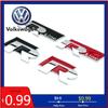 WHAQY1 VW 2026 Hot 3D Car Badge Decal Grill Side Rear Trunk Emblem Sticker for Volkswagen Rline R Logo Polo Passat B5 B6 B7 Golf Jetta