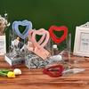 1 шт. ПВХ DIY подарочный пакет свадебная ручка в форме сердца конфеты шоколад печенье упаковка прозрачная упаковка для дня рождения принадлежности для вечеринки