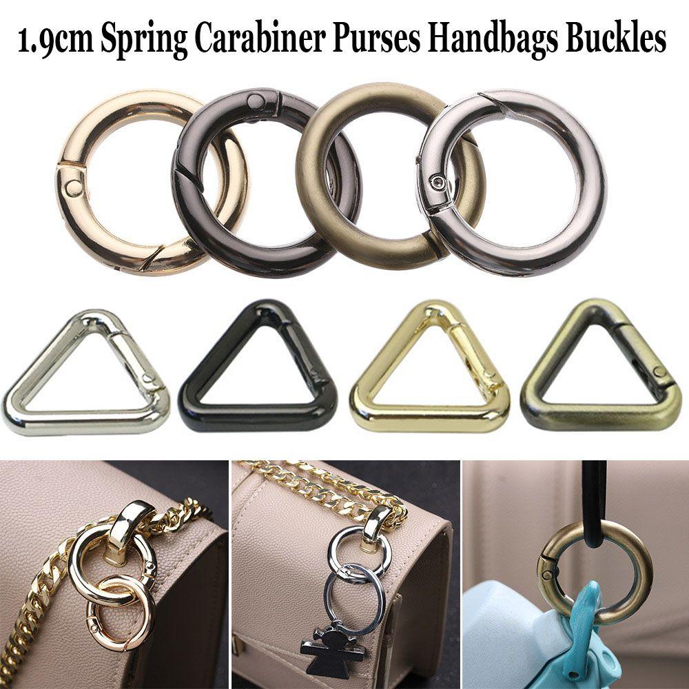 Camping Carabiner Carabiner Purses Handbags Snap Clasp Clip Spring O-Ring Buckles Bag Belt Buckle
