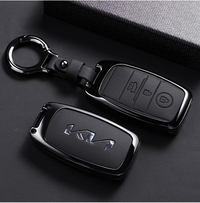 BTQNM1 Zinc Alloy Car Key Case Case Shell For Kia RIO 3 Optima Xceed Ceed Sorento 2011 Forte Niro 2023 Soul 2019 EV6 Sportage 4 Stonic