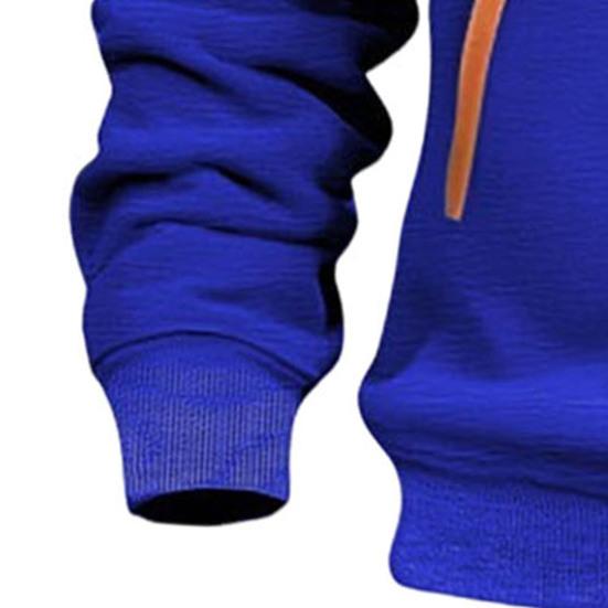 Осенняя мужская толстовка с капюшоном, завязками на завязках, карманами на молнии, эластичными манжетами и подолом, пуловер для спорта, фитнеса, путешествий, школы, топ