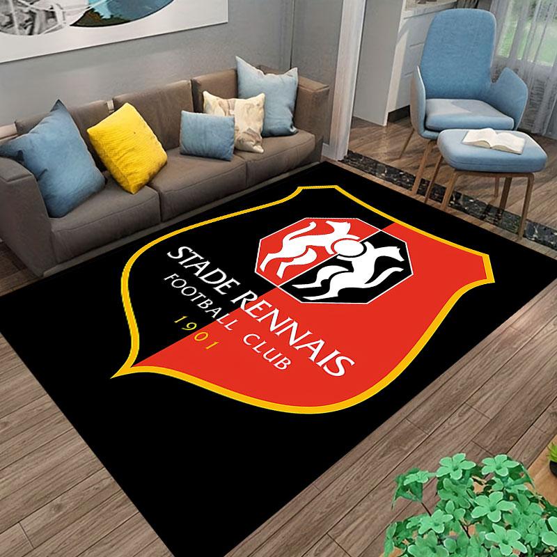 Stade Rennais Football Club Logo suitable as a non-slip mat for the living room or bedroom sofa