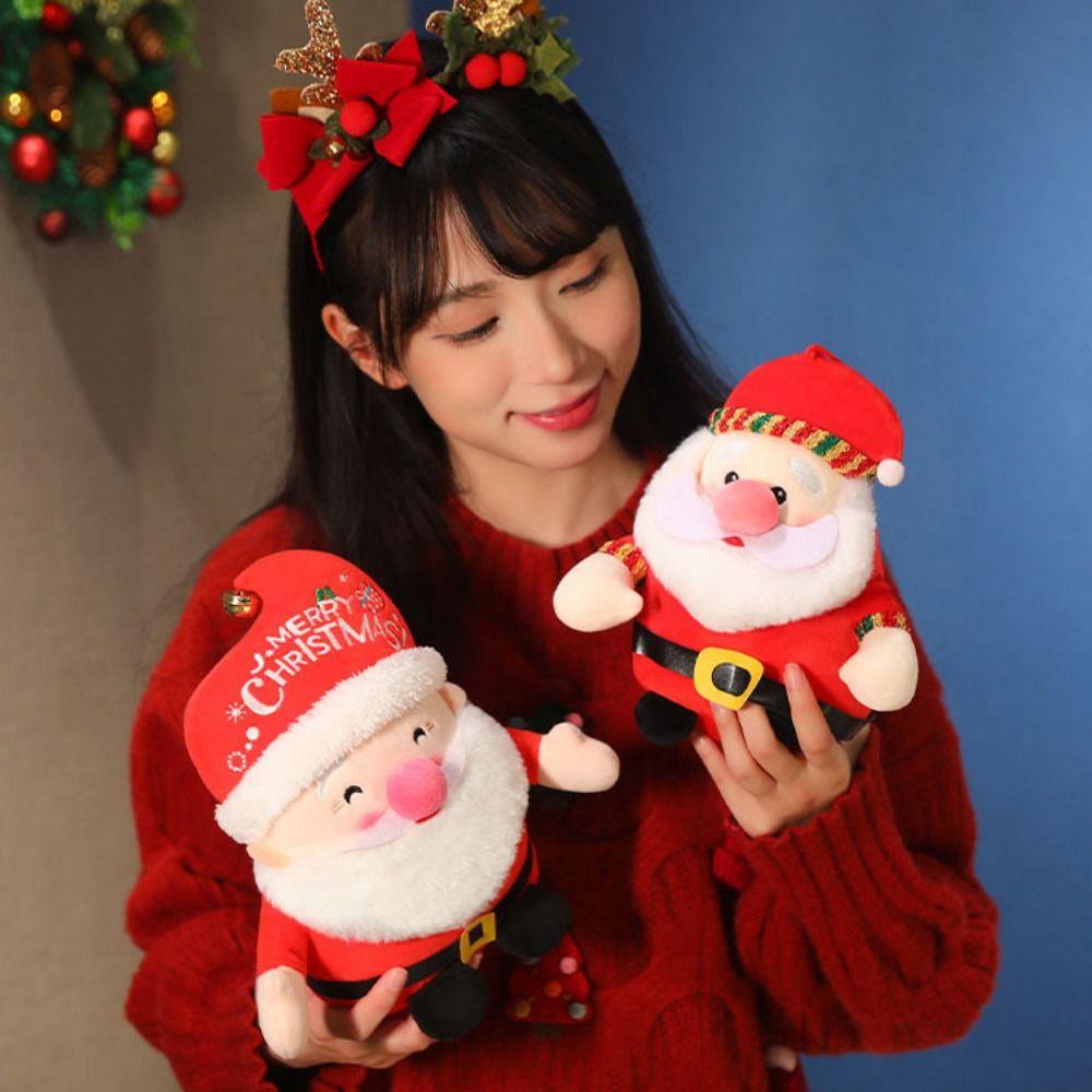 Снеговик Рождественские Мягкие Плюшевые Игрушки Плюшевая Рождественская Кукла Олень Малыш