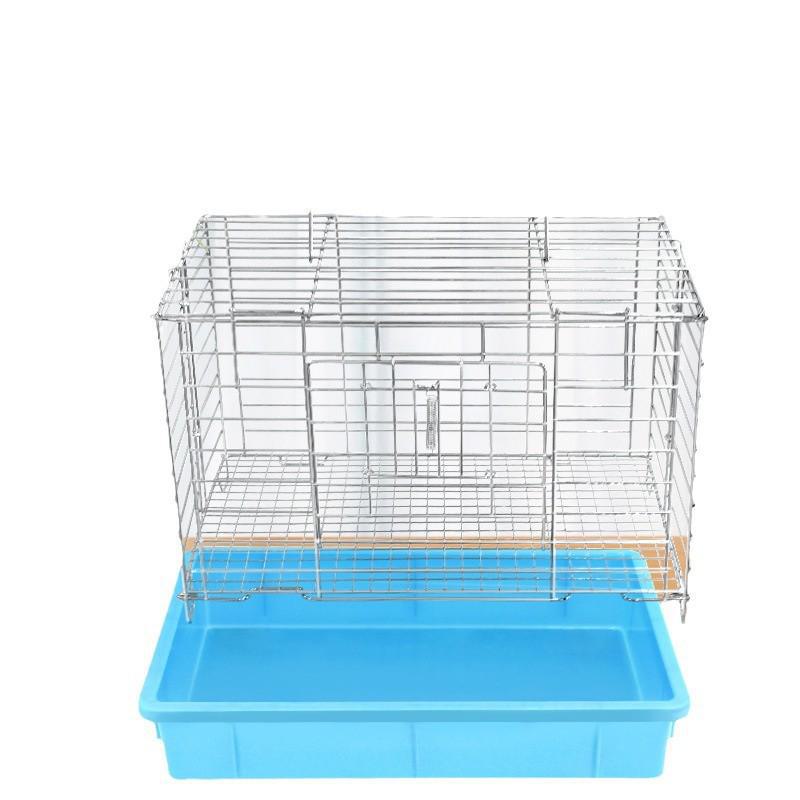 Большая крытая клетка для кроликов и морских свинок с автоматической очисткой отходов
