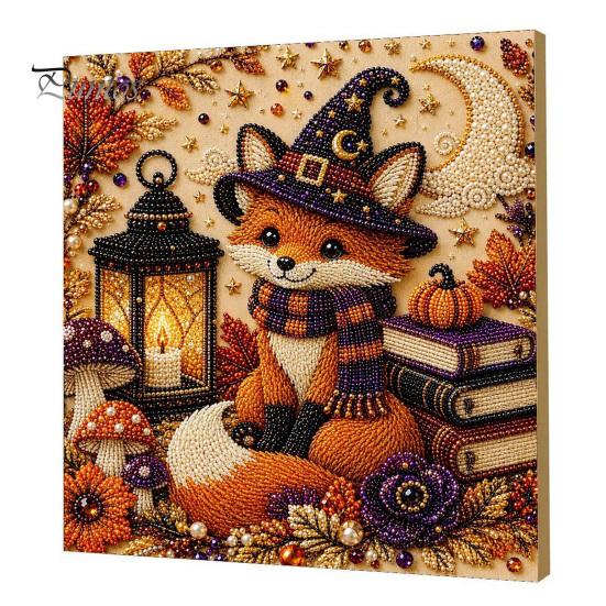 Pumpkin Wall Art Ghost Faux Pearl Kit, Halloween Painting DIY Autumn Home Decor 3D Spooky Skull Craft Kit for Adults Beginners, Fall Handmade