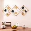 Metal Leaf Wall Sculpture/Hanging for Living Room | Elegant Iron Wall Art | Sturdy Iron | Wall Hanging | Wall Décor \ 78 X 42 Cm | Set of 3