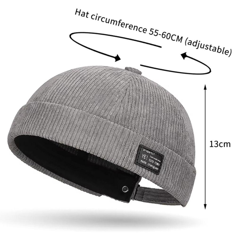 Вельветовая винтажная докерская кепка, регулируемая хип-хоп шляпа, многоцелевая шляпа домовладельца, для улицы