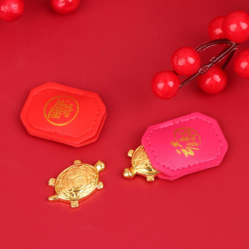 Японская денежная черепаха Храм Асакуса Маленькая золотая черепаха Охраняющая молитвы Удачное богатство Украшение дома Подарок на удачу Скупая черепаха