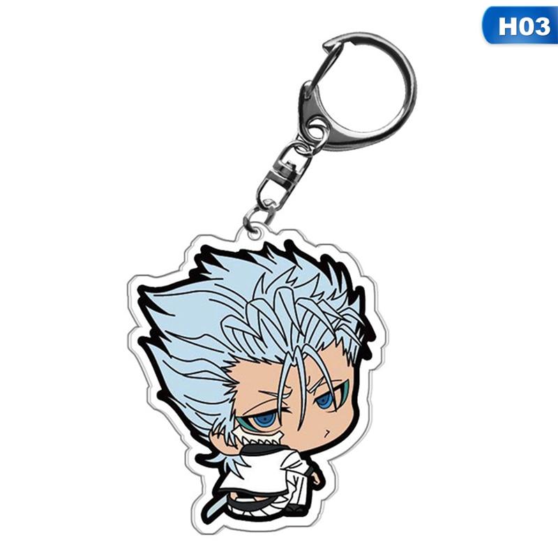 Акриловый брелок в стиле аниме «Блич» Куросаки Ичиго Кучики Рукия Бьякуя Гриммджоу Джегерджак