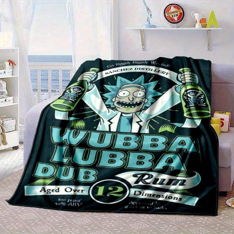 Monster Scientist Blanket Flannel Blanket for bed, sofa, Camping, Hiking, Picnic Essentials, gift for family Fan gifts