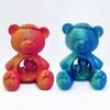 3D-печатный медведь, мультяшный, красочная фигурка медведя, парные украшения, настольное украшение, креативный подарок на День святого Валентина, изделия ручной работы