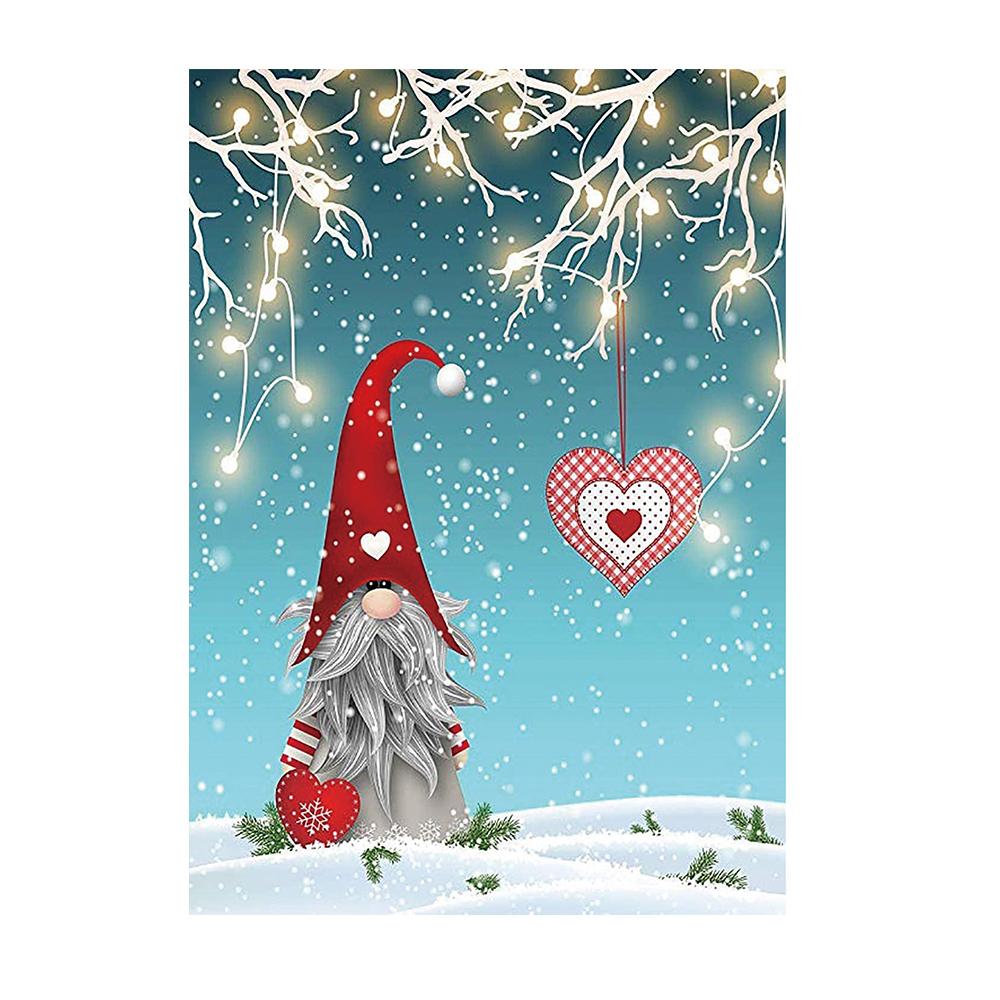 Новый продукт 5D Diy Алмазная картина Рождественский пейзаж Полный горный хрусталь Вышивка Санта-Клаус Мозаика Украшение дома