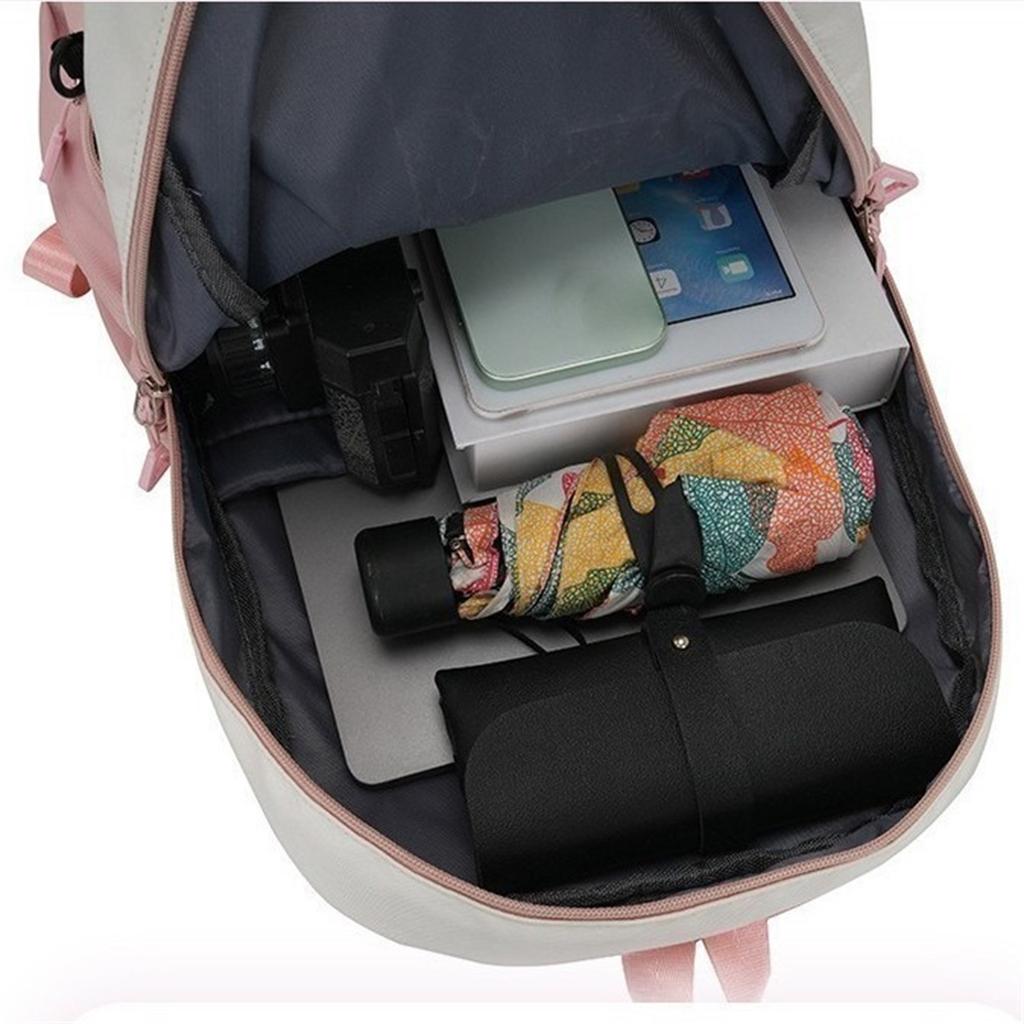 Рюкзак с принтом по мотивам фильма, школьный рюкзак для студентов, кампусный рюкзак с пеналом