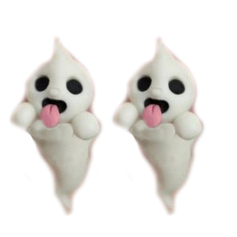 Модные светящиеся в темноте серьги-призраки. Уникальный модный ювелирный аксессуар для модных женщин. Вечернее мероприятие для дам.