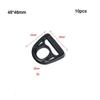 10pcs Black Durable Rope Adjustment Buckle 12~50mm Strap Webbing Buckle  Luggage Accessories