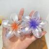 Plumeria Flower Shape Hairpins Bohemian Styling Hair Clip Colorful Hair Claw  Girls
