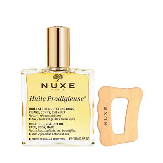 Nuxe Will Prodigy Multi сухое масло 100 мл специальное предложение (+Древесина премиум-класса Гуа Ша)