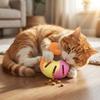Treat Dispenser Cat Chew Toy Bite-resistant Interactive Cat Toy Leak Food Cat Toy  Dental Health