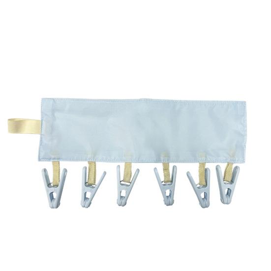 Дорожная вешалка Yousheng с 6 прищепками, высокая грузоподъемность, дизайн на липучке, портативная складная вешалка-прищепка, сушилка для полотенец