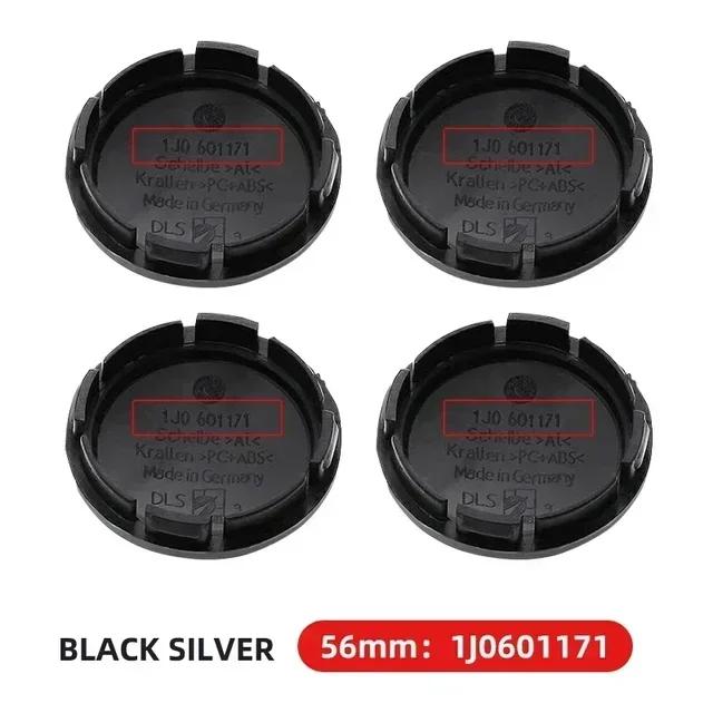 LVAXC1 40pcs 55mm 56mm 65mm 70mm Car Styling Wheel Center Cap Hub Covers Badge Accessories For VW Volkswagen Golf Sharan Passat Tiguan