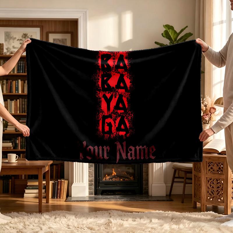 Baba Yaga John Wick (5) Personalized Name Blanket Soft Cozy Gift for Sofa Bed Couch Home Decoration