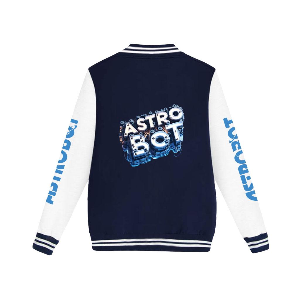 Унисекс-мода для поклонников Astro Bot Печатная бейсбольная толстовка для женщин и мужчин Куртки для активного отдыха