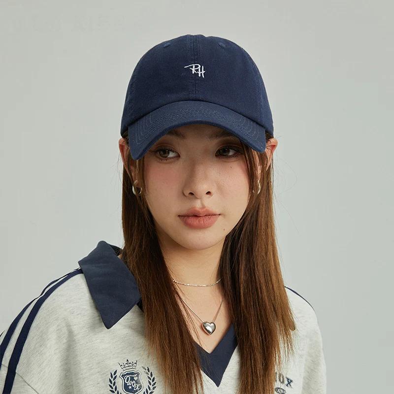 Бейсболки унисекс с вышитыми буквами, весна-лето, для мужчин и женщин, хлопковые, регулируемые, повседневные, в стиле хип-хоп, уличные, солнцезащитные шляпы, шляпы y2k