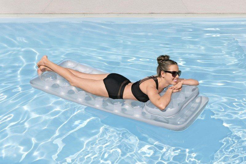 Air mattress with pillow 188 x 71 cm Silver Deluxe Bestway 43024