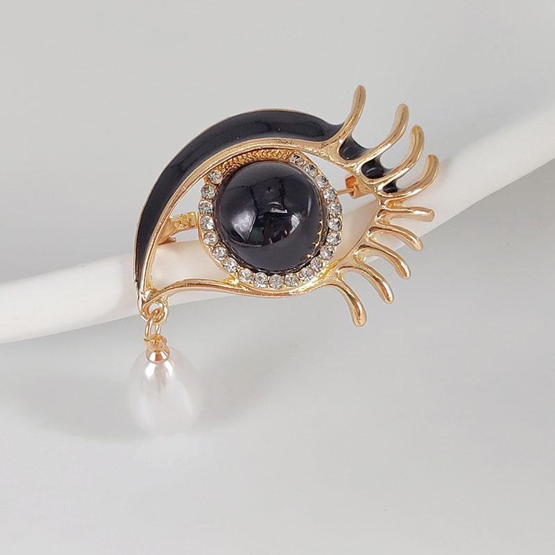 Брошь в виде мультяшного глаза в стиле барокко — европейская и американская брошь в стиле ретро для аксессуаров к женскому костюму