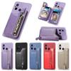 Fashion Girl Zipper Wallet Case for Redmi Note 11 10 5G Redmi 8T 9T 8A 9A 9C 10C 10A 8Pro 7Pro 9Pro Shockproof Case