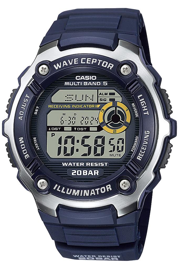 Casio Коллекция Wave Ceptor WV -200R-1AJF / -200R-2AJF / -200R-4AJF Мужские часы в черном, синем и красном цвете