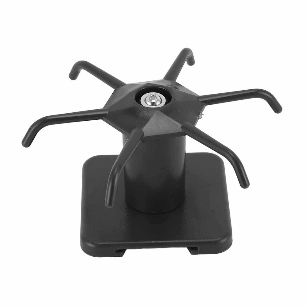 3pcs 6 Claws Design Kitchen Utensil Hooks 360 Degree Rotation Adhesive Hanging Rack For Kitchen