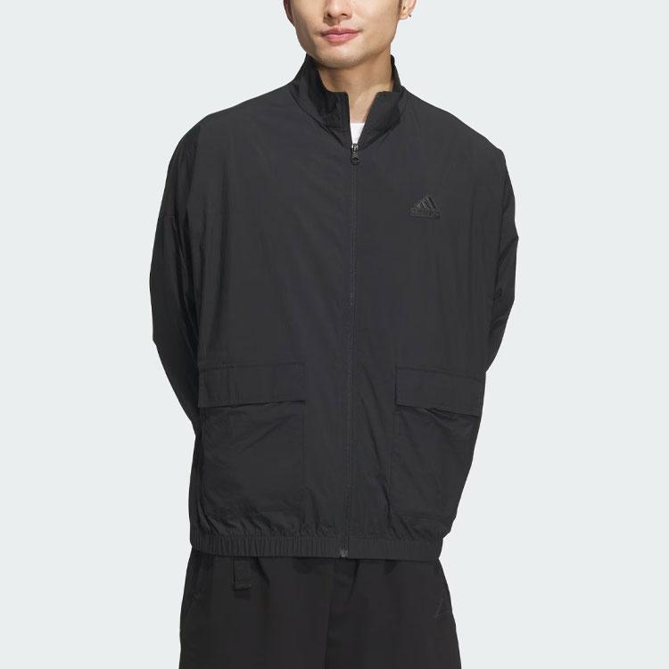 adidas Свободная куртка с моно-логотипом Мужская верхняя одежда черная IT3954