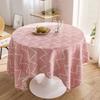 Wave Three-Dimensional Jacquard Cotton And Linen Coffee Table Tablecloth Small Fresh Thickened Simple Dining Table Tablecloth