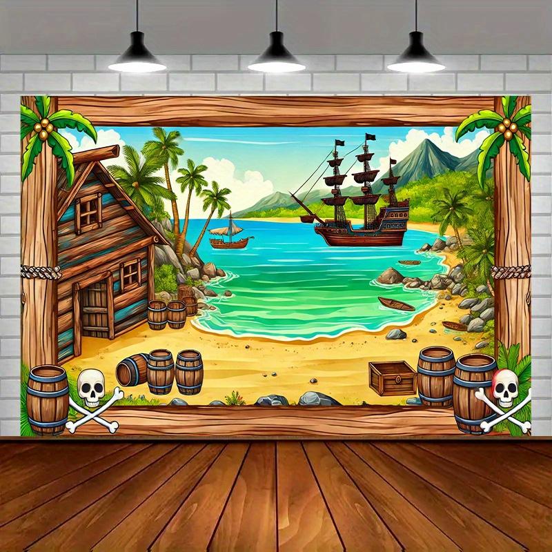 1 polyester tent for tropical pirate bay exploration, suitable for indoor, outdoor and studio use