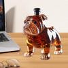 Whiskey Bottle Dog Decanter Bulldog Whiskey Bottle Funny Animal Bulldog Whiskey Glass Decanter For Bar Office Home Pub