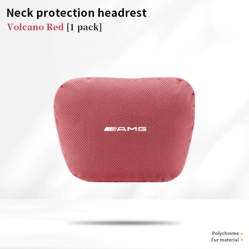 AABCY1 Mercedes Benz A B C E S Class AMG GLB GLC GLE CLA CLS SLC GLS A45 C43 Car Headrest Neck Support Lumbar Rest Cushion Neck Pillow