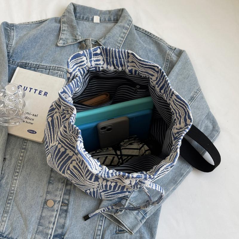 Женская сумка через плечо I вместимость сумка через плечо с завязками однотонная сумка-ведро