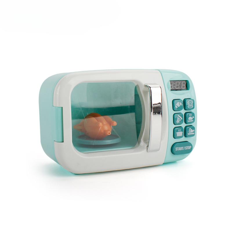 Игрушки для ролевых игрушек «Кухня», набор игровых кухонных принадлежностей для детей, кофеварка, миксер, тостер с реалистичными огнями и звуками