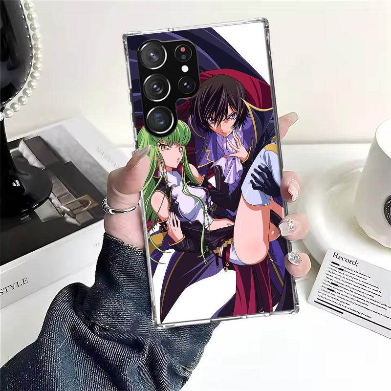 Мягкий чехол для телефона с аниме Code Geass для Samsung Galaxy S22 S23 S24 S25 Edge S26 Ultra S20 FE S21 Plus + Fundas Coque Galaxy S20 S21