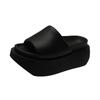 2024 Summer Height Increasing Women Slipper Fashion Open Toe Slip On Sandalias Ladies Elegant Outdoor Beach Platform Slides