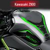 Защитный набор наклеек на бак Kawasaki Z900, 3D, противоскользящий