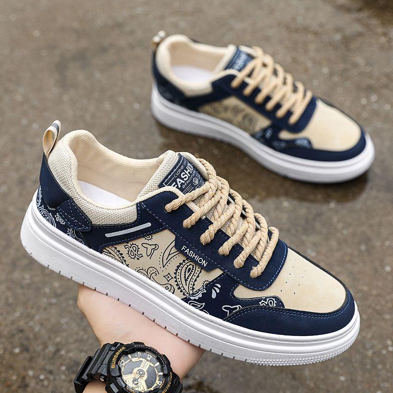 Fashion 2025 Spring and Summer New Korean Style Trendy Versatile Sports and Leisure Low Cut Breathable Shoes for Male Students